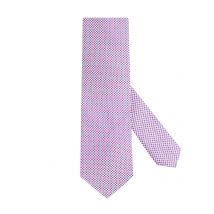 Real Guyys Krawatte aus Seide mit kleinem Rautenmuster