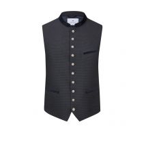Amsel Trachtenweste Gustav aus einem Schurwoll-Mix mit Struktur