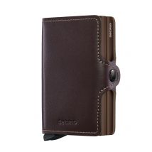 Secrid Kompakter Geldbeutel aus Leder mit Cardprotector und Knopf