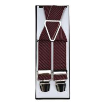 Günther Haus Elastische Hosenträger mit diagonalem Streifenmuster