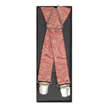 Günther Haus Hosenträger mit Paisley-Muster