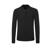 Maerz Strickjacke mit Collegekragen