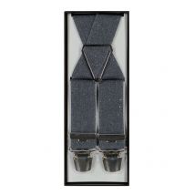 Günther Haus Hosenträger aus einem recycelten Material-Mix in Denim-Optik