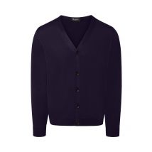 Maerz Strickjacke aus Merinowolle mit V-Ausschnitt