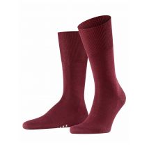 Falke Wadenhohe glatte Socken aus Merino-Baumwoll-Mix