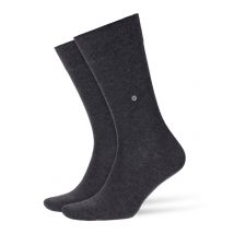 Burlington 2er Pack unifarbene Socken aus einem Baumwollmix in 0