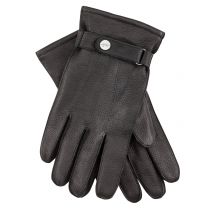 Pearlwood Leichte und gefütterte Lederhandschuhe aus genarbtem Hirschleder in XL