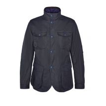 Barbour Fieldjacket Ogston mit Steppblende und Wachs-Beschichtung in L