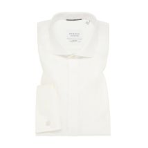 Eterna Unifarbenes Galahemd aus Baumwolle, Slim Fit in 42S