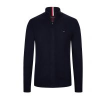 Tommy Hilfiger Strickjacke mit Kaschmiranteil und Logo-Stickerei