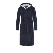 Morgenstern Bademantel in Frottee-Qualität aus weichem Materialmix in S