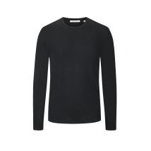 Stefan Brandt Unifarbenes Longsleeve in Jersey-Qualität in XL