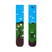 Happy Socks Mittelhohe Socken mit Landschaft- und Schaf-Motiv