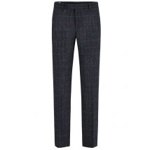 Wellington of Bilmore Teilgefütterte Anzughose aus Harris Tweed mit Fensterkaro in 106