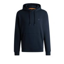 BOSS ORANGE Hoodie aus Baumwolle mit Label-Aufnäher