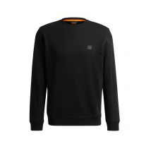 BOSS ORANGE Sweatshirt mit O-Neck und V-Einsatz am Kragen