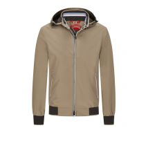 Wellensteyn Regenfeste Outdoorjacke mit abnehmbarer Kapuze