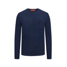 Daniele Fiesoli Leichter Pullover aus Baumwolle mit Reiskornstrick in XXL