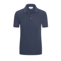 Daniele Fiesoli Strick-Poloshirt mit Reiskorn-Muster
