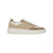 Copenhagen Teilperforierter Sneaker mit Plateausohle und Veloursleder-Overlays in 41