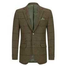 Wellington of Bilmore Sakko London aus Harris Tweed mit Ellenbogenpatches in 60