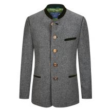 Poldi Gefütterter Trachten-Janker Preston aus Merinowolle in 48