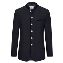 Amsel Janker in Loden-Qualität mit Samtbesatz und Wappenknöpfen in 56