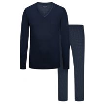 Novila Langer Schlafanzug mit gemusterter Hose in 48