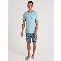 Calida Kurzer Pyjama aus Baumwolle mit gemusterter Shorts