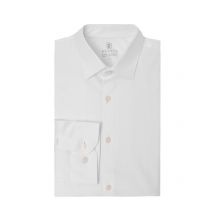 Desoto Unifarbenes Hemd aus softem Baumwolljersey in XL