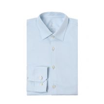 Desoto Unifarbenes Hemd aus softem Baumwolljersey in M