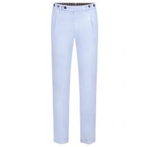 Berwich Stretch-Chino mit doppelter Bundfalte und Umschlag, Slim Fit in 54