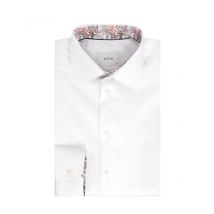 Eton Signature Twill-Businesshemd mit Paisley-Ausputz, Slim in 43S