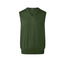 Maerz Pullunder aus maschinenwaschbarer Merinowolle mit V-Ausschnitt in 50