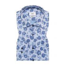 1863 by Eterna Baumwellhemd mit floralem Print in Vollzwirn-Qualität, Modern Fit in 41S