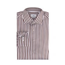 1863 by Eterna Streifenhemd aus Baumwolle in Vollzwirn-Qualität, Modern Fit in 40S