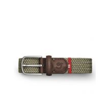 La Boucle Elastischer Flechtgürtel Verbier mit Leder-Details