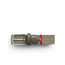 La Boucle Elastischer Flechtgürtel Brighton mit Leder-Details in 105-115