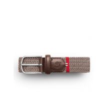 La Boucle Elastischer Flechtgürtel Sylt mit Leder-Details in 95-105