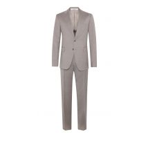 Tagliatore Teilgefütterter Anzug aus feiner Schurwolle mit Stretchanteil in 50