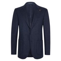 Sartoria Latorre Softes und teilgefüttertes Kaschmir-Sakko mit fallendem Revers in 48