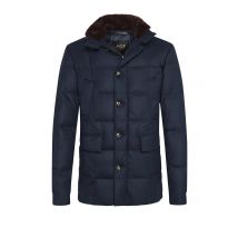 AGF Marostica Gesteppte Dauenjacke mit Fake Fur-Besatz am Kragen in 52