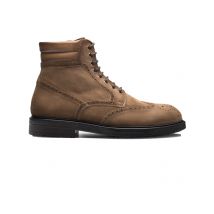 Magnanni Boots aus Veloursleder mit Budapester-Elementen in 44