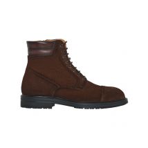 Magnanni Handgefertigte Wildleder-Boots mit Blockabsatz und rutschfester Sohle in 41,5