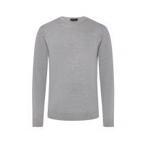 Daniele Fiesoli Leichter Pullover aus Merinowolle mit O-Neck in 3XL