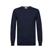 Profuomo Leichter Rundhalspullover aus maschinenwaschbarer Merinowolle in XL