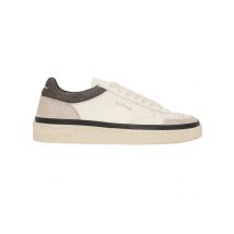 GHŌUD Low Top Leder-Sneaker in dezenter Used-Optik in 42