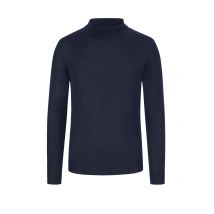 Filippo De Laurentiis Leichter Pullover aus Super 120 Merinowolle mit Turtleneck in 46