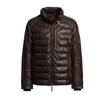 Parajumpers Weiche und gesteppte Lederjacke Ernie mit synthetischer Füllung in M