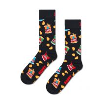 Happy Socks Softe Socken mit Chipstüten-Motiv in 46